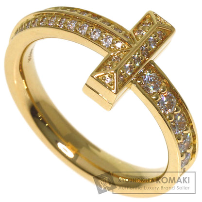 TIFFANY&Co. T-One Diamond Ring K18 Yellow Gold Ladies [Used]