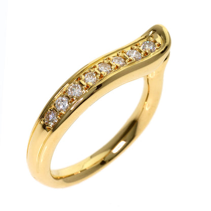 RUGIADA Diamond Ring K18 Yellow Gold Ladies [Used]