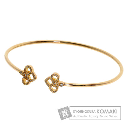 TIFFANY&Co. Fleur de lis Diamond Bracelet K18 Yellow Gold Ladies [Used]