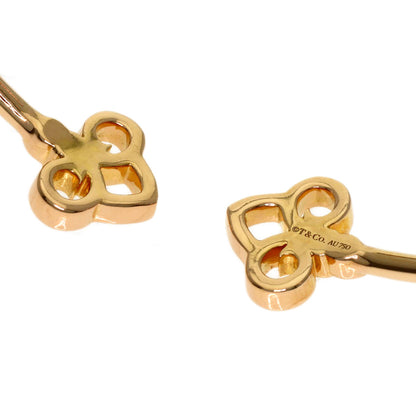 TIFFANY&Co. Fleur de lis Diamond Bracelet K18 Yellow Gold Ladies [Used]