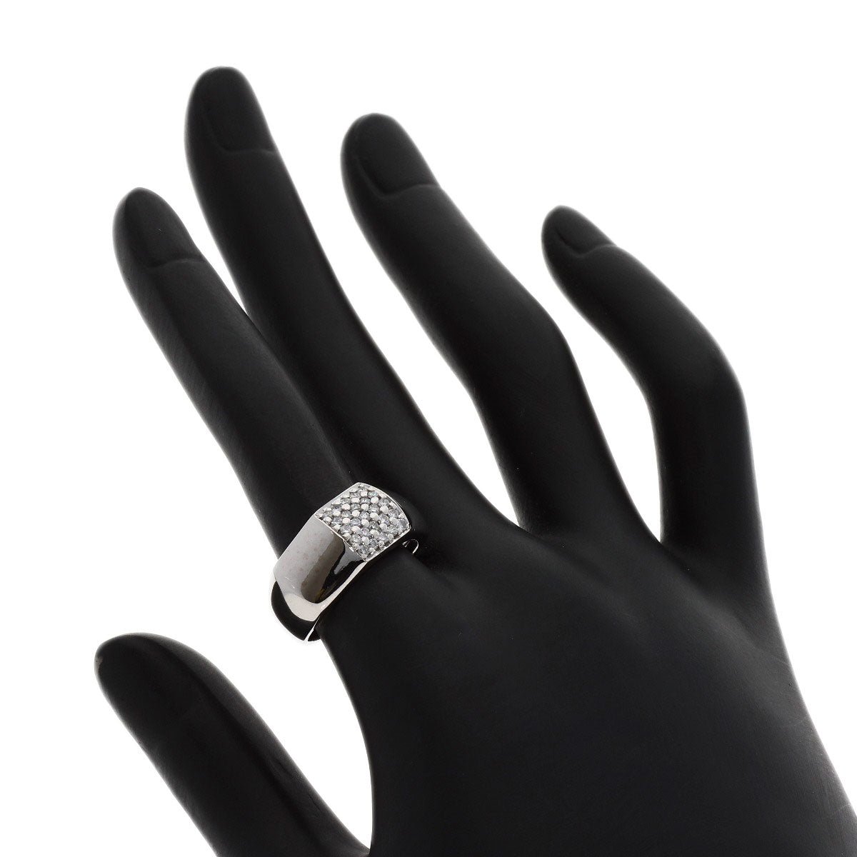 VENDOME Pave Diamond Ring K18 White Gold Ladies [Used]