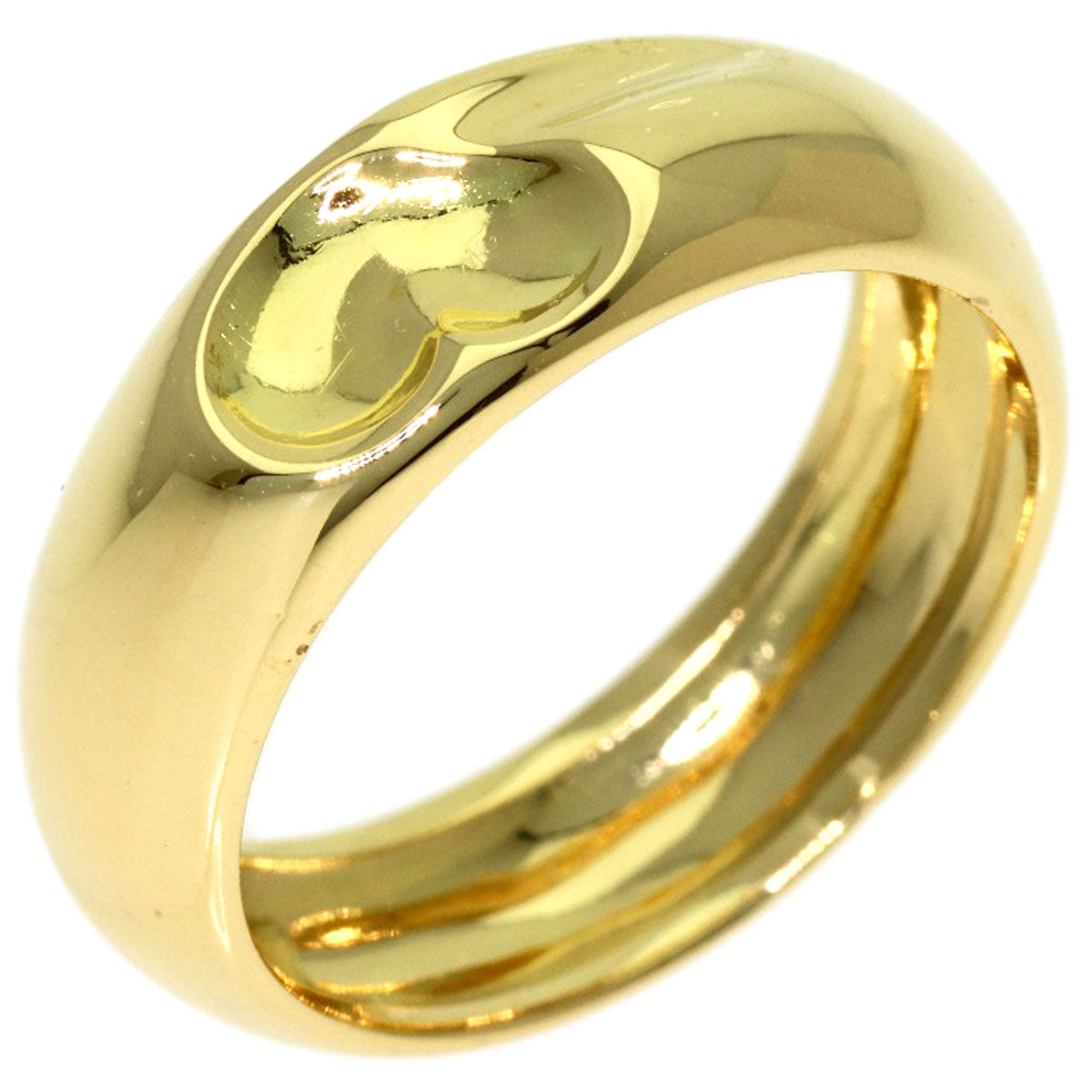 TIFFANY&Co. Full heart Ring K18 Yellow Gold Ladies [Used]