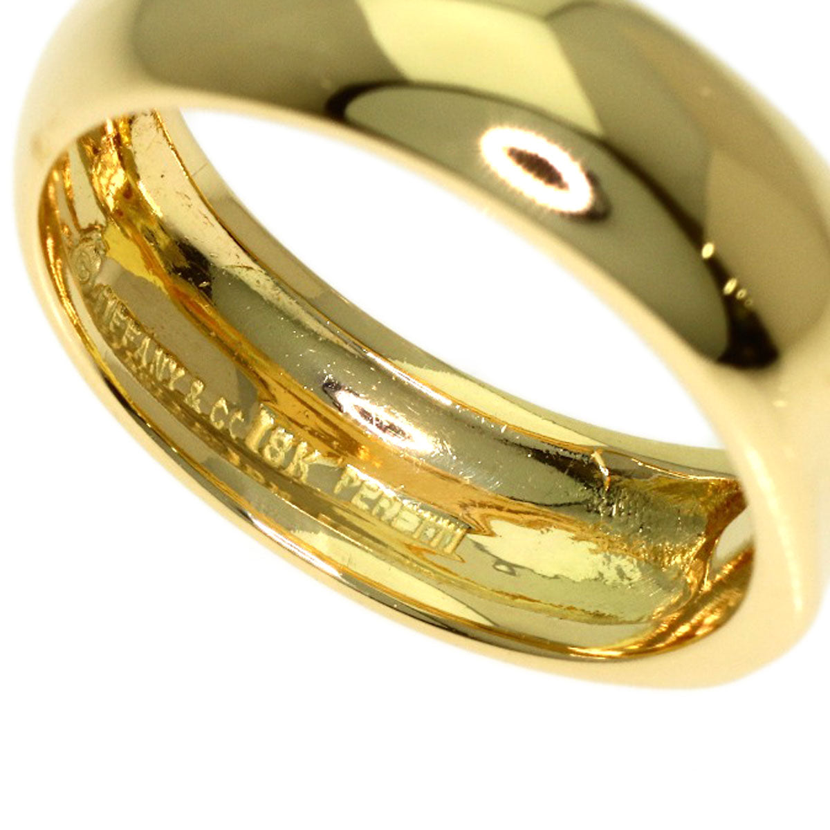 TIFFANY&Co. Full heart Ring K18 Yellow Gold Ladies [Used]