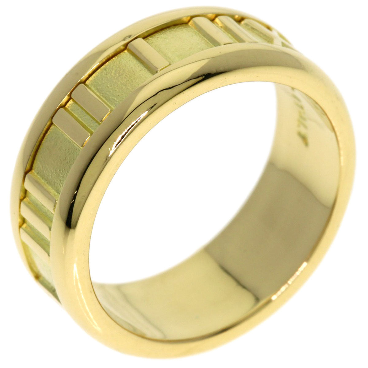 TIFFANY&Co. Atlas Ring K18 Yellow Gold Ladies [Used]