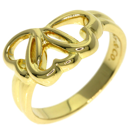 TIFFANY&Co. Triple heart Ring K18 Yellow Gold Ladies [Used]