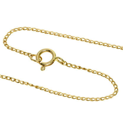 TIFFANY&Co. Ribbon motif Necklace K18 Yellow Gold Ladies [Used]