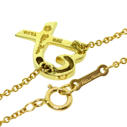 TIFFANY&Co. Loving heart Necklace K18 Yellow Gold Ladies [Used]