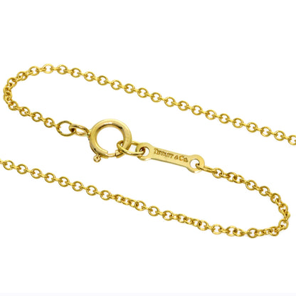 TIFFANY&Co. Loving heart Necklace K18 Yellow Gold Ladies [Used]