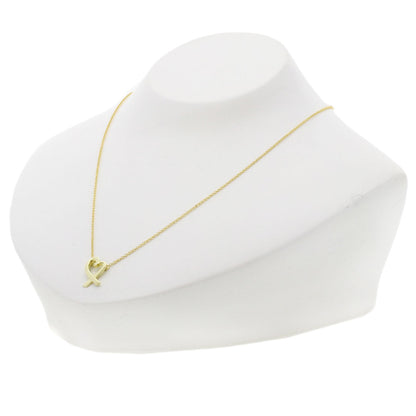 TIFFANY&Co. Loving heart Necklace K18 Yellow Gold Ladies [Used]