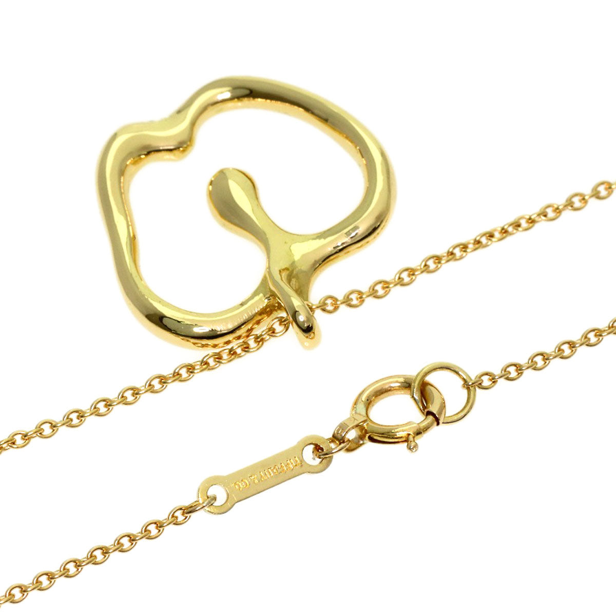 TIFFANY&Co. Apple Necklace K18 Yellow Gold Ladies [Used]