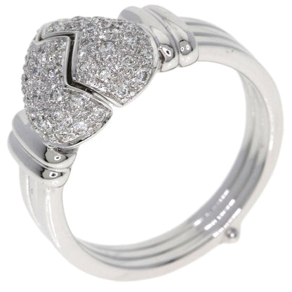 MOUAWAD Broken Heart Diamond Ring K18 White Gold Ladies [Used]