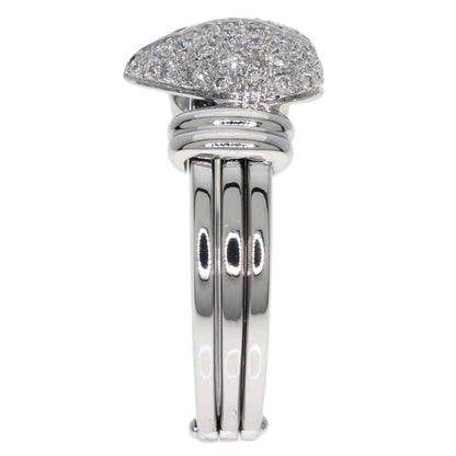 MOUAWAD Broken Heart Diamond Ring K18 White Gold Ladies [Used]