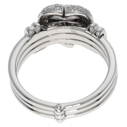 MOUAWAD Broken Heart Diamond Ring K18 White Gold Ladies [Used]