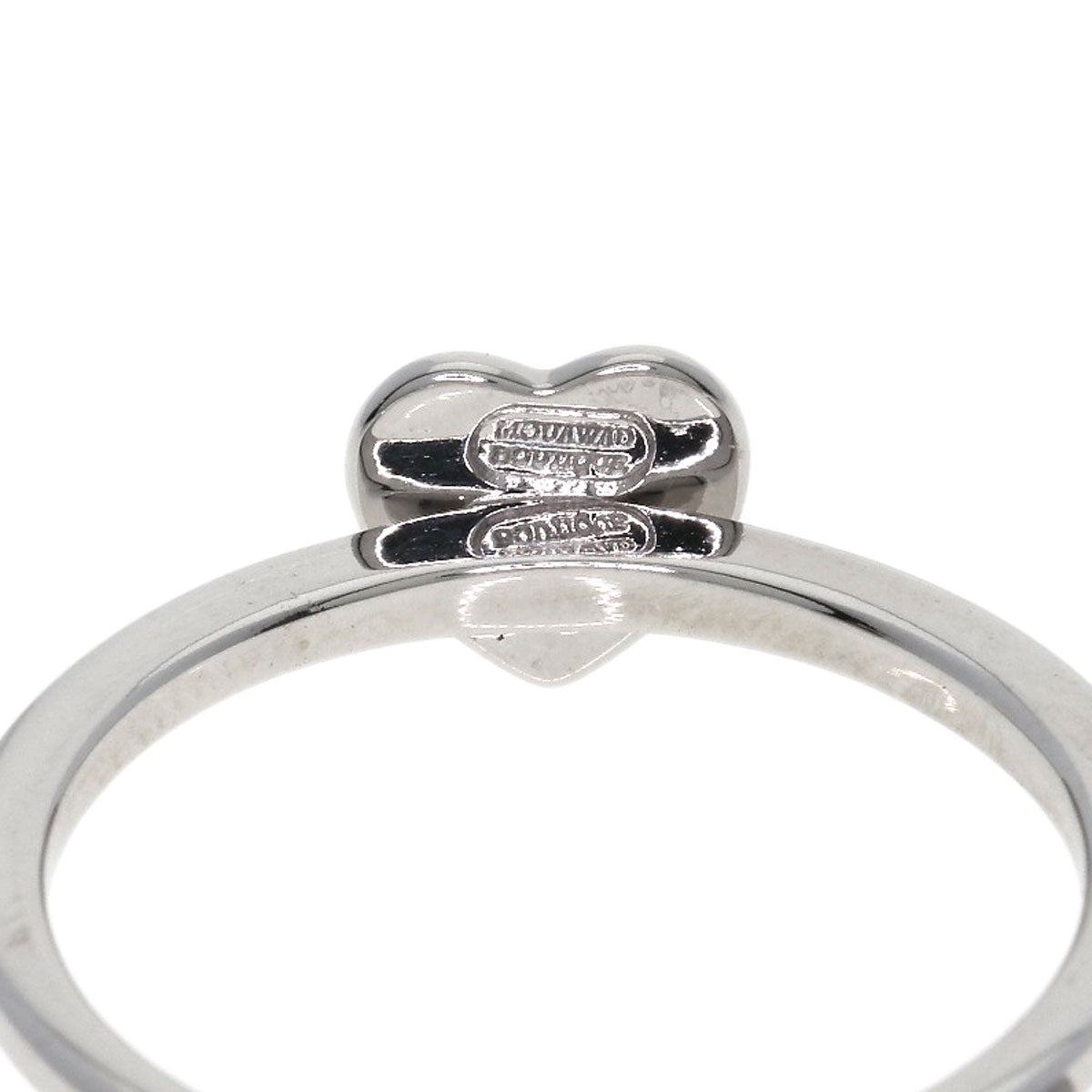 MOUAWAD Broken Heart Diamond Ring K18 White Gold Ladies [Used]