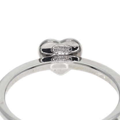 MOUAWAD Broken Heart Diamond Ring K18 White Gold Ladies [Used]