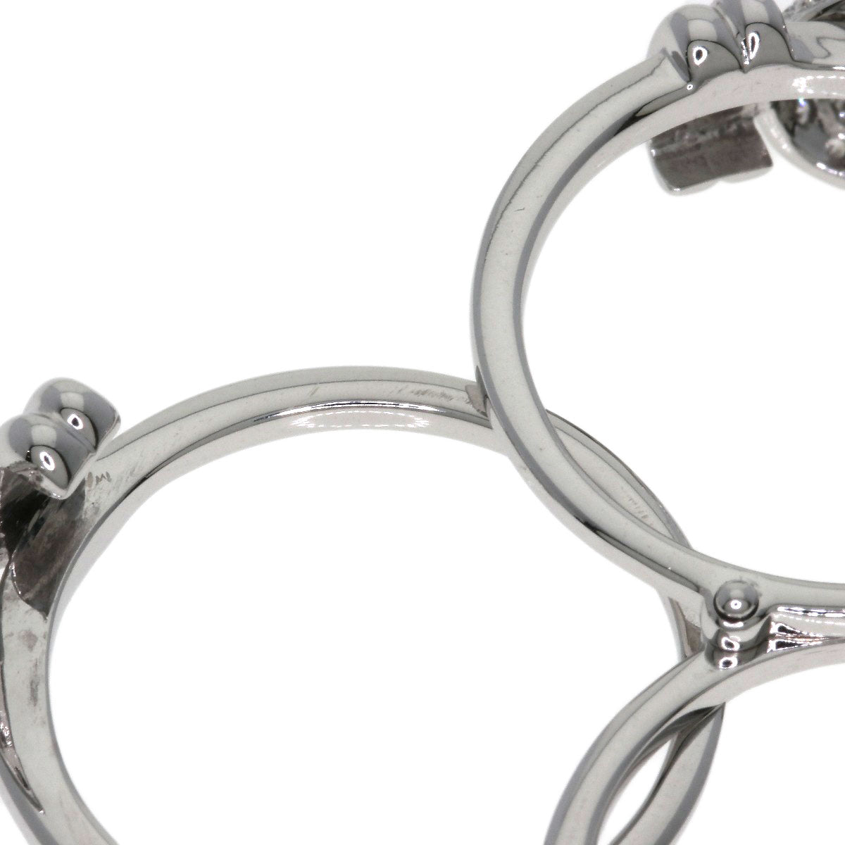 MOUAWAD Broken Heart Diamond Ring K18 White Gold Ladies [Used]
