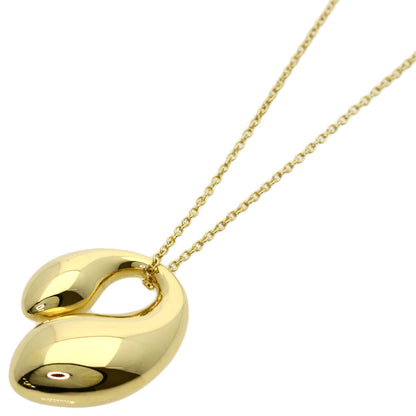 TIFFANY&Co. Double teardrop Necklace K18 Yellow Gold Ladies [Used]