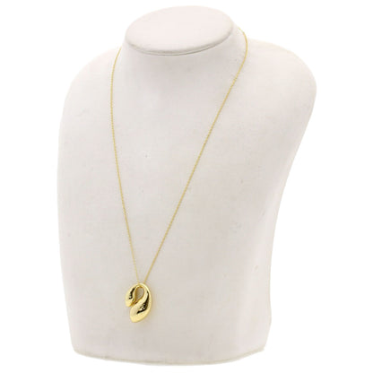 TIFFANY&Co. Double teardrop Necklace K18 Yellow Gold Ladies [Used]