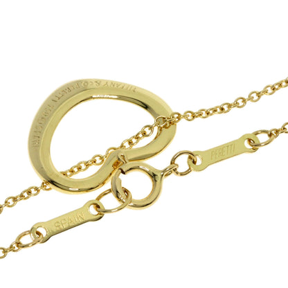 TIFFANY&Co. Open heart Necklace K18 Yellow Gold Ladies [Used]