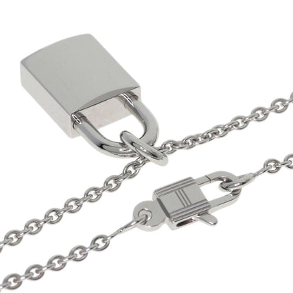HERMES Amulet Kelly Cadena Diamond Necklace K18 White Gold Ladies [Used]