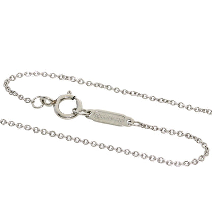 TIFFANY&Co. Sentimental Heart Pink Sapphire Diamond Necklace Platinum PT950 Ladies [Used]