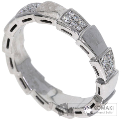 BVLGARI Serpenti Viper Diamond #63 Ring K18 White Gold unisex [Used]