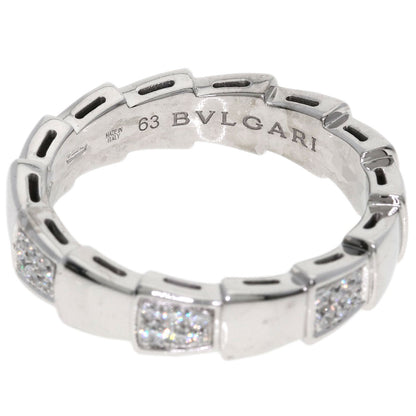 BVLGARI Serpenti Viper Diamond #63 Ring K18 White Gold unisex [Used]