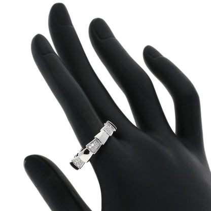 BVLGARI Serpenti Viper Diamond #63 Ring K18 White Gold unisex [Used]