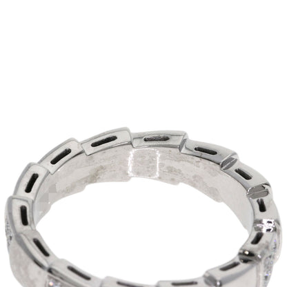 BVLGARI Serpenti Viper Diamond #63 Ring K18 White Gold unisex [Used]