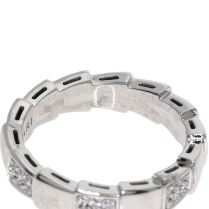 BVLGARI Serpenti Viper Diamond #63 Ring K18 White Gold unisex [Used]