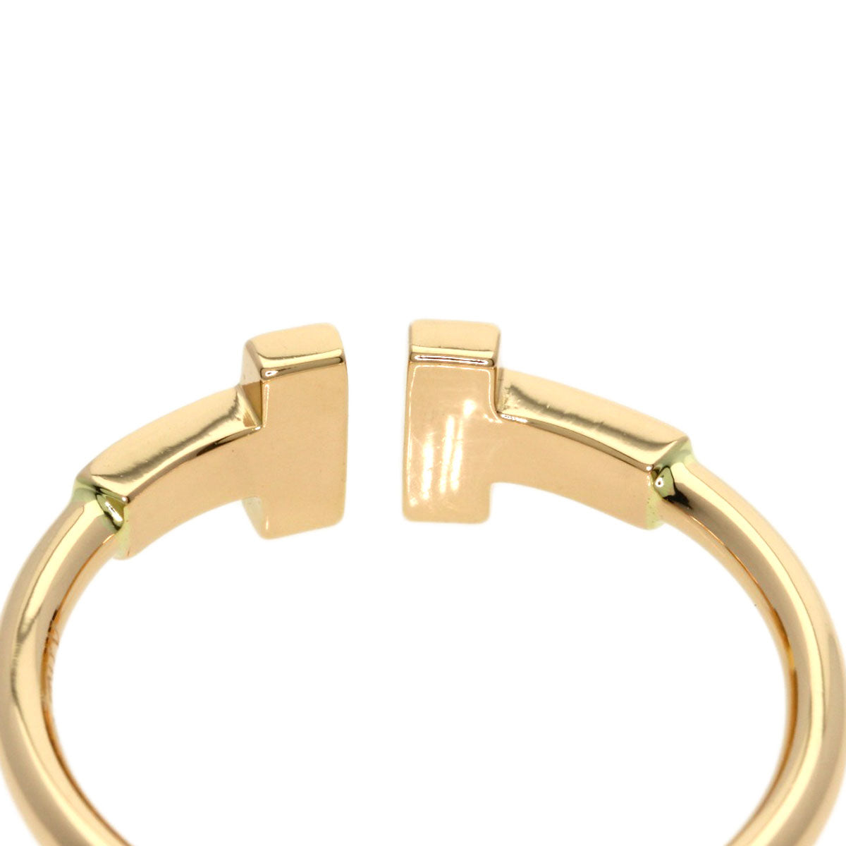 TIFFANY&Co. TWire Diamond Ring K18 Pink Gold Ladies [Used]