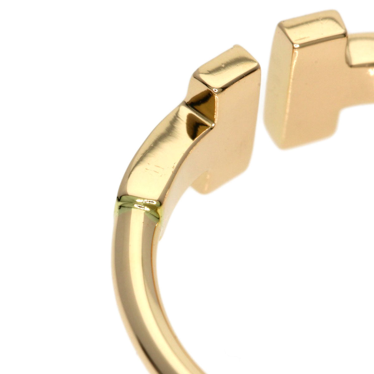 TIFFANY&Co. TWire Diamond Ring K18 Pink Gold Ladies [Used]