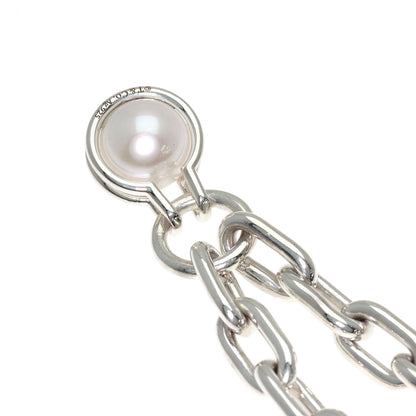 TIFFANY&Co. Hardware Freshwater Pearl Necklace Silver Ladies [Used]