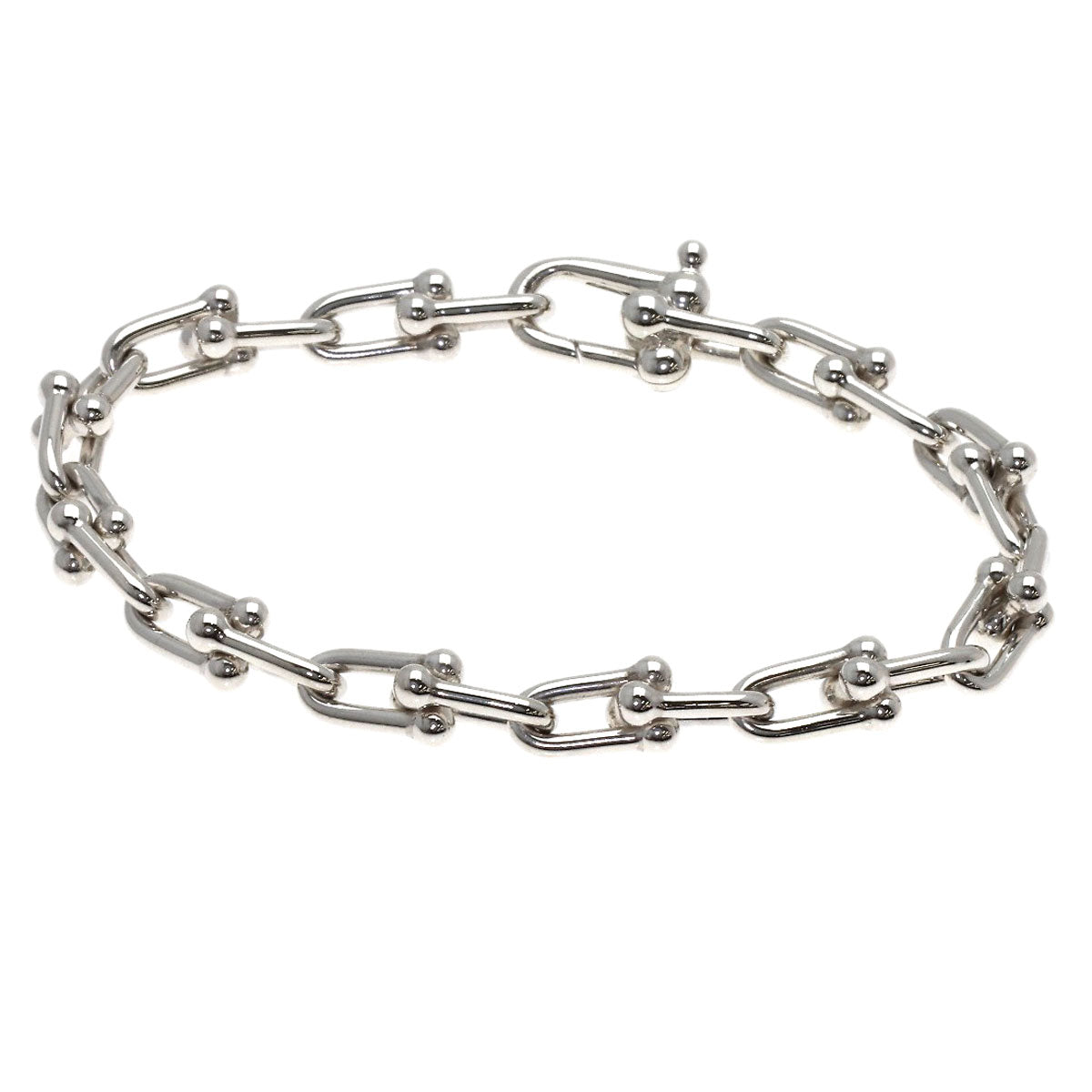 TIFFANY&Co. hardware small link Bracelet Silver Ladies [Used]
