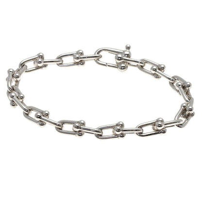 TIFFANY&Co. hardware small link Bracelet Silver Ladies [Used]
