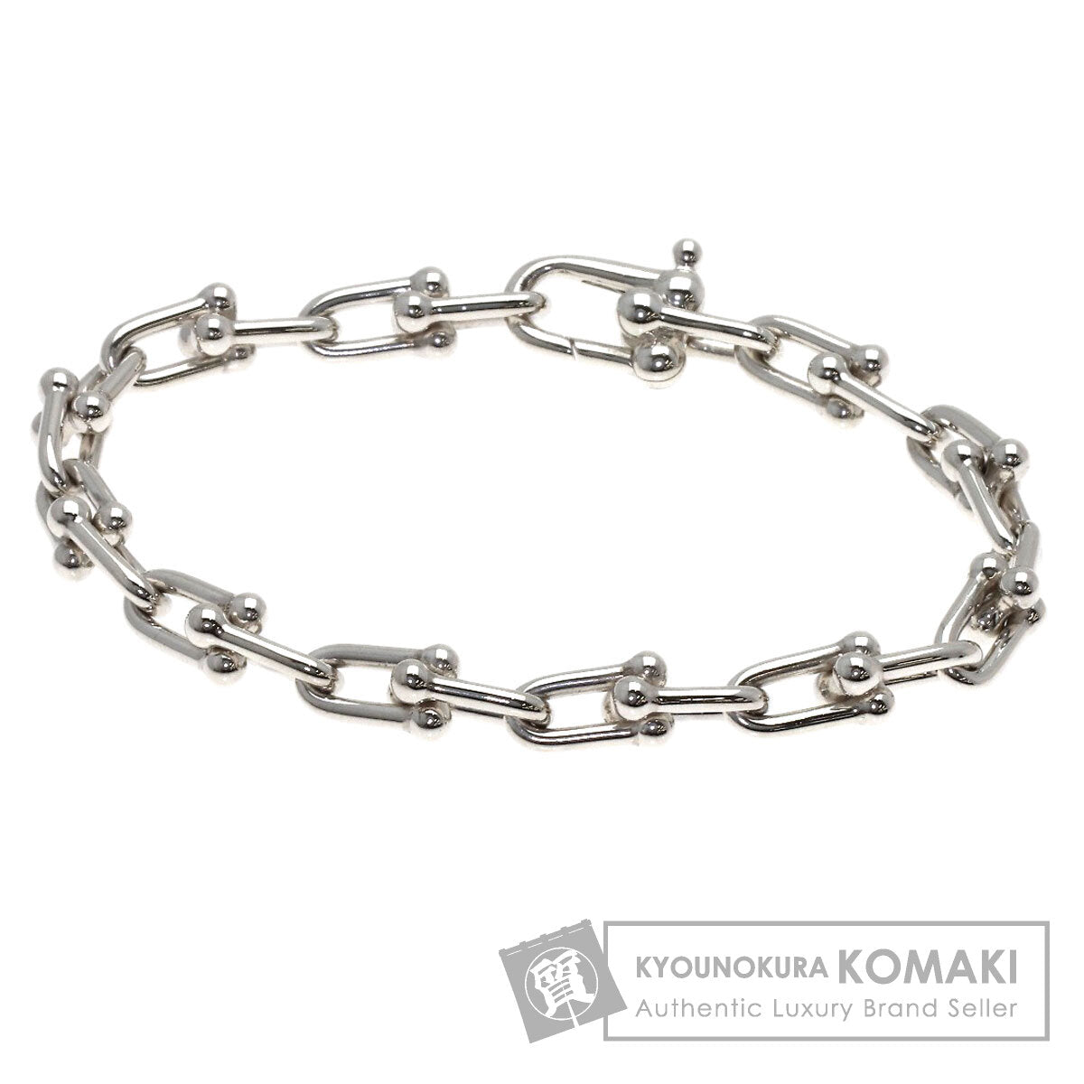 TIFFANY&Co. hardware small link Bracelet Silver Ladies [Used]