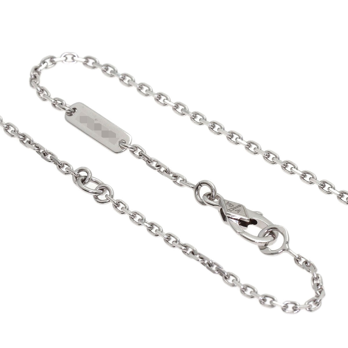 Van Cleef & Arpels Frivole Small Diamond Necklace K18 White Gold Ladies [Used]