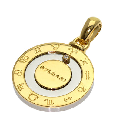 BVLGARI horoscope Pendant top K18 Yellow Gold Stainless SteelLadies [Used]