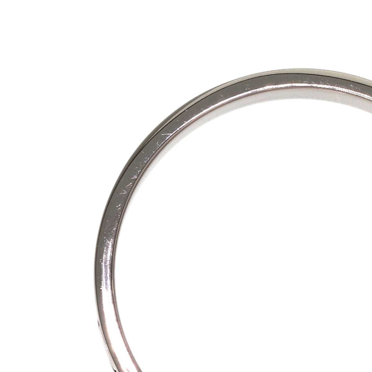 CARTIER mini love ring #56 Ring K18 White Gold Ladies [Used]