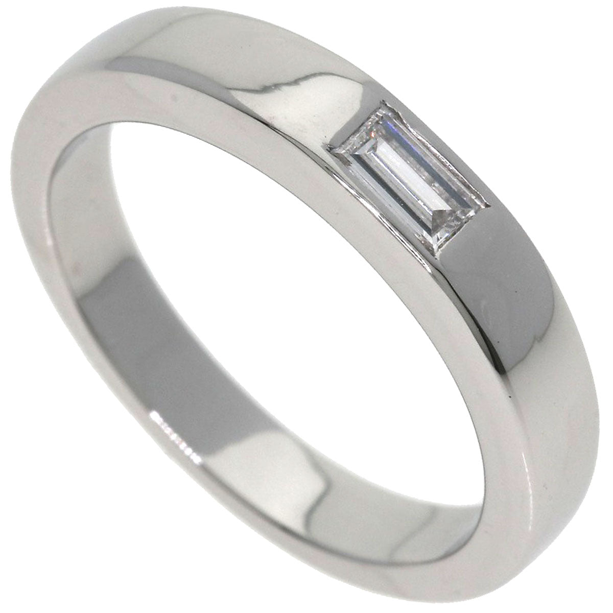 HARRY WINSTON One Baguette Diamond Ring Platinum PT950 Ladies [Used]