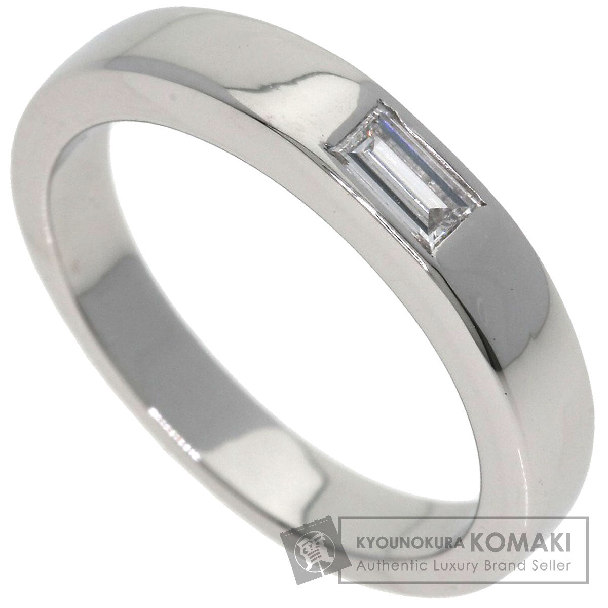 HARRY WINSTON One Baguette Diamond Ring Platinum PT950 Ladies [Used]
