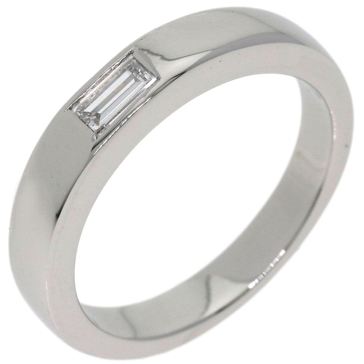 HARRY WINSTON One Baguette Diamond Ring Platinum PT950 Ladies [Used]