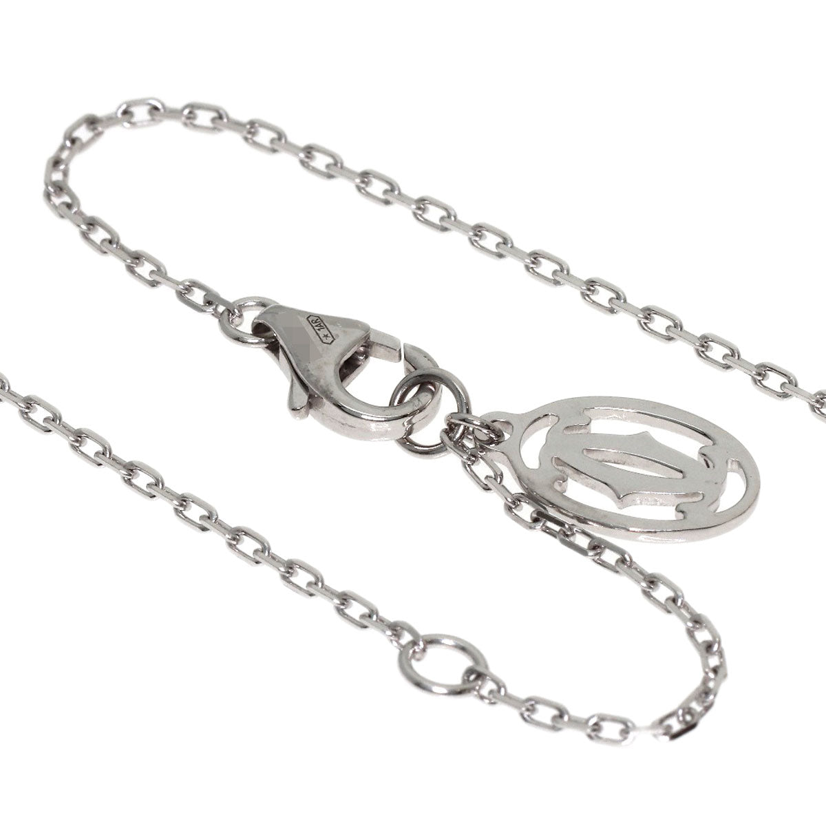 CARTIER Diamant Léger d'Amour SM Diamond Necklace K18 White Gold Ladies [Used]