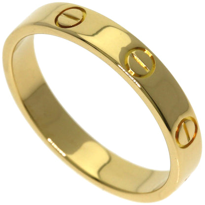CARTIER Mini love ring #56 Ring K18 Yellow Gold Ladies [Used]