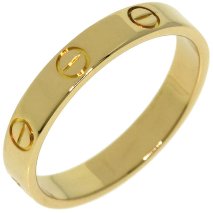 CARTIER Mini love ring #56 Ring K18 Yellow Gold Ladies [Used]