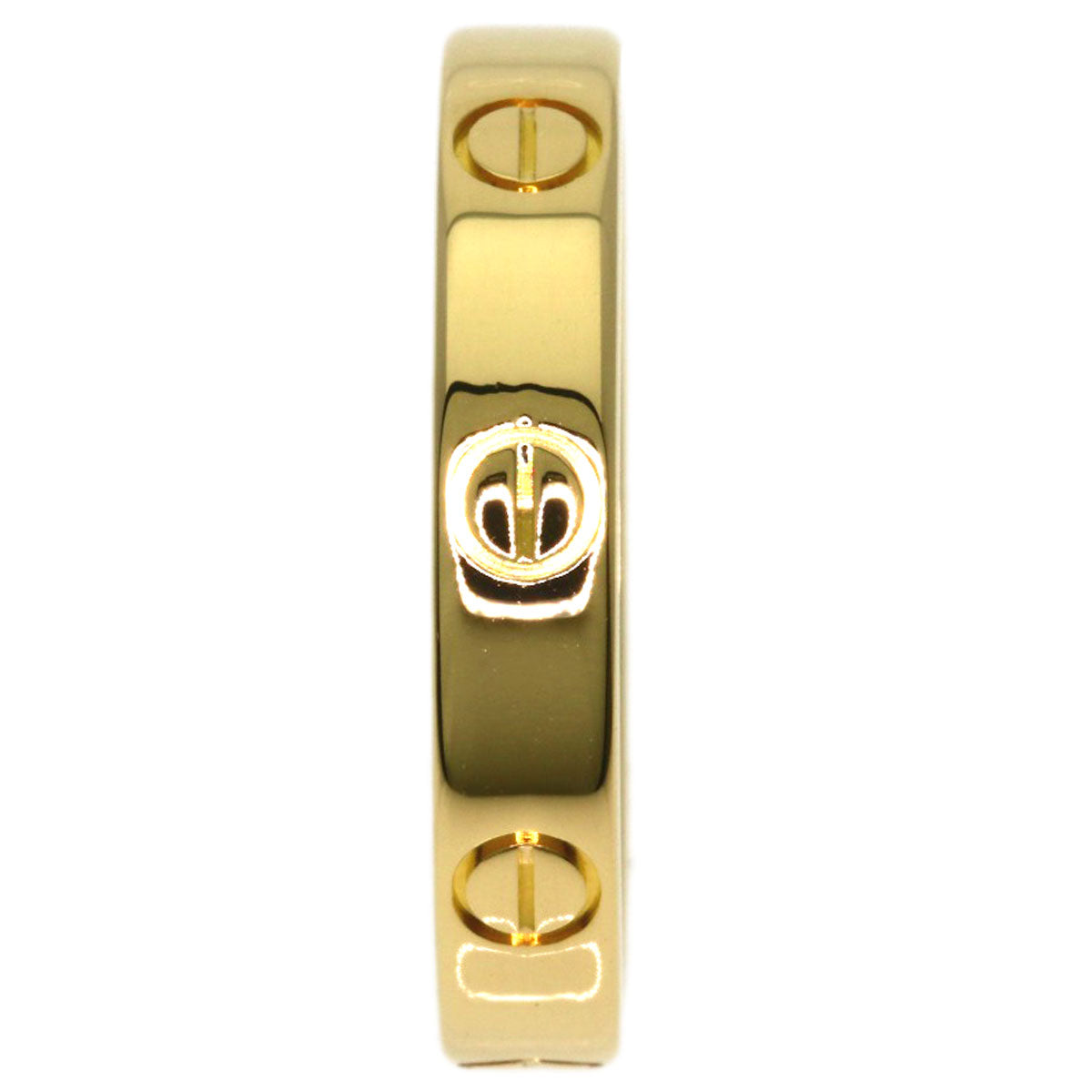 CARTIER Mini love ring #56 Ring K18 Yellow Gold Ladies [Used]