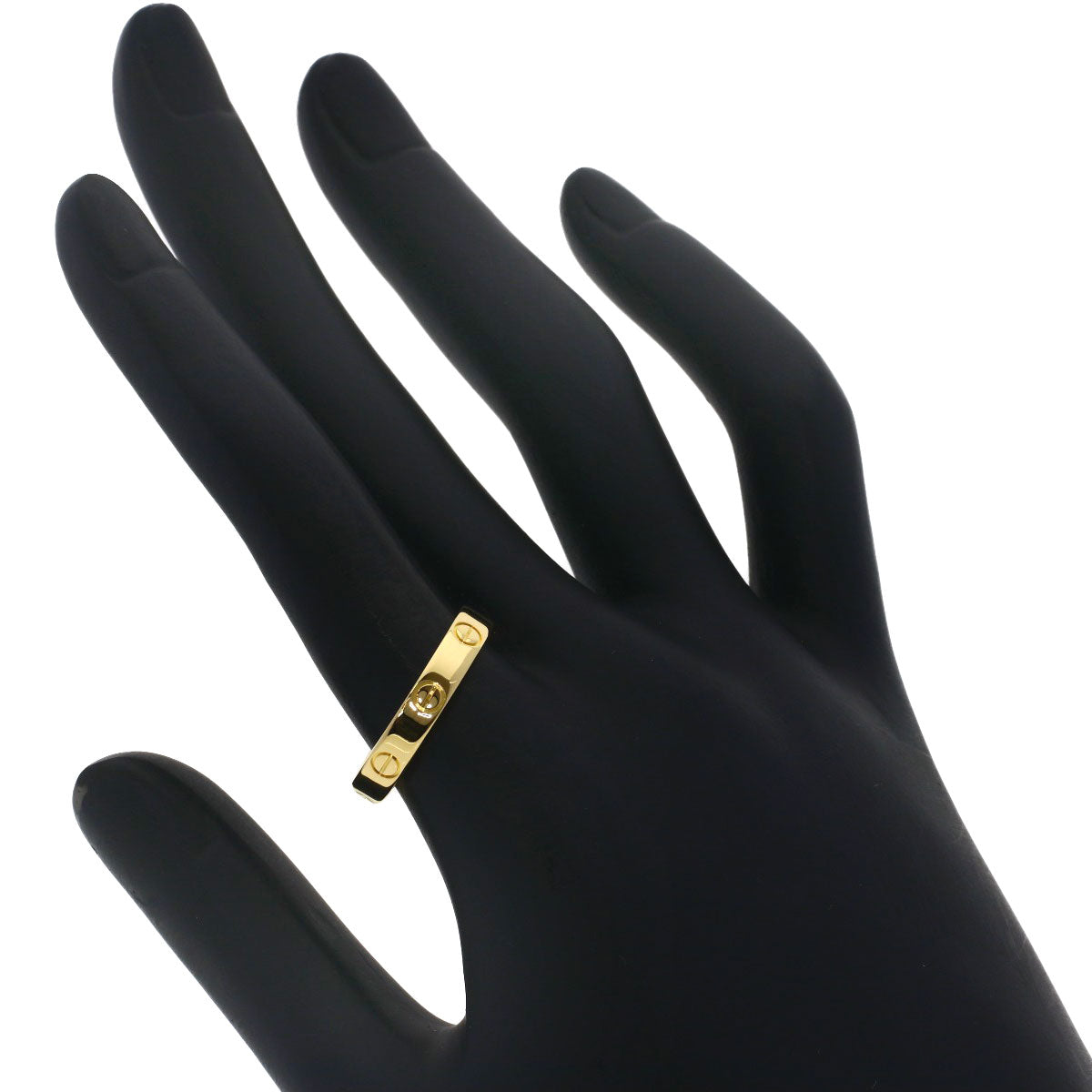 CARTIER Mini love ring #56 Ring K18 Yellow Gold Ladies [Used]
