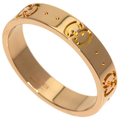 GUCCI Icon # 13 Ring K18 Pink Gold Ladies [Used]