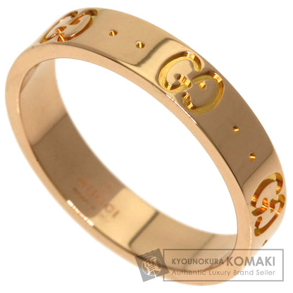 GUCCI Icon # 13 Ring K18 Pink Gold Ladies [Used]