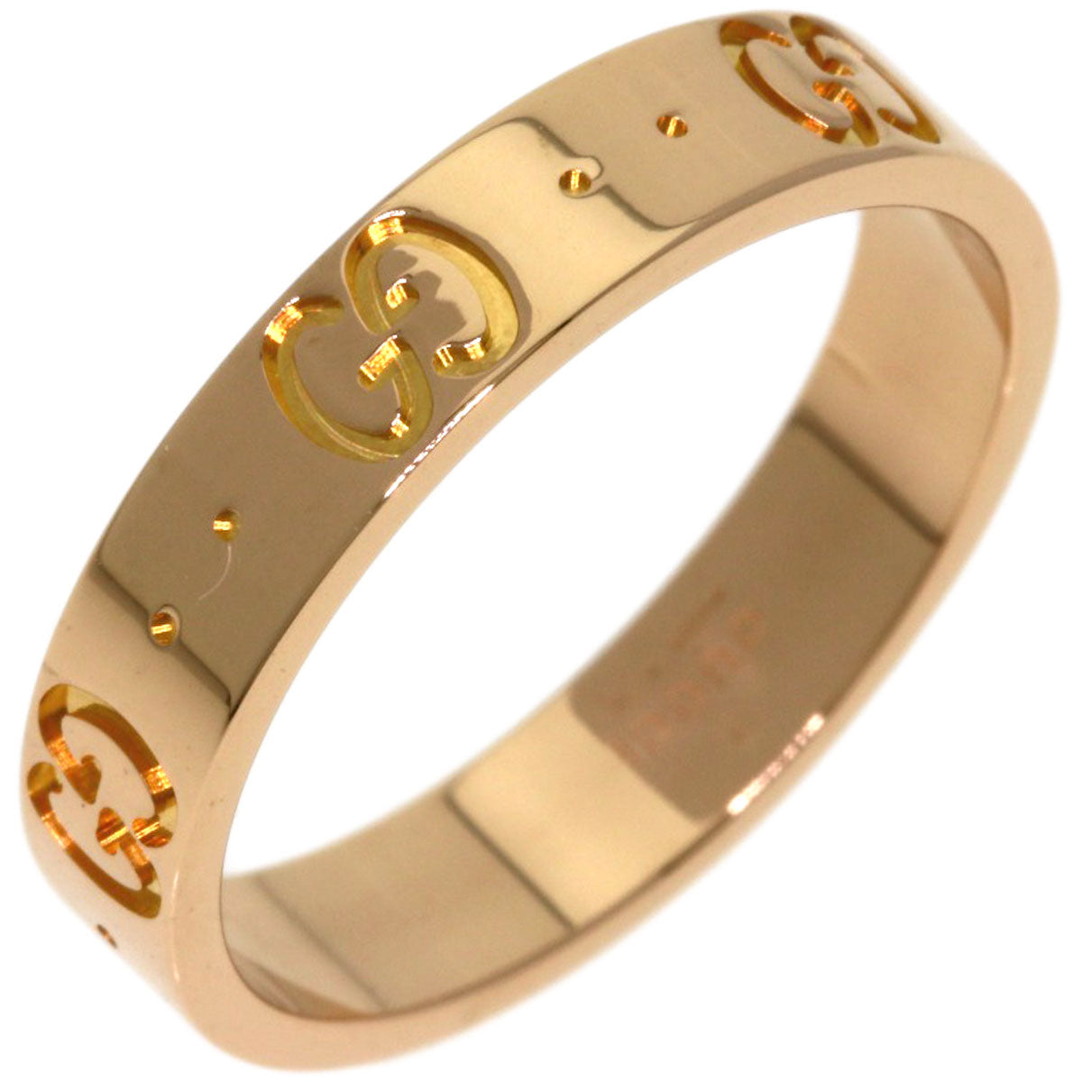 GUCCI Icon # 13 Ring K18 Pink Gold Ladies [Used]